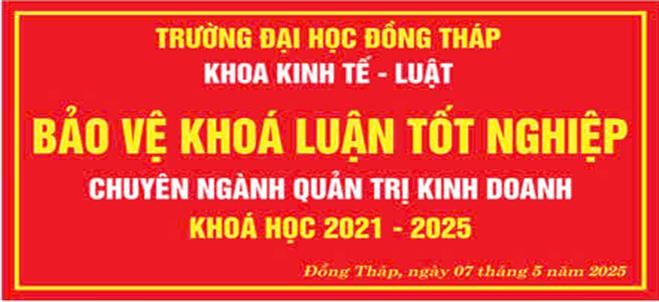 Bảo vệ luận văn tốt nghiệp ngành Quản trị kinh doanh